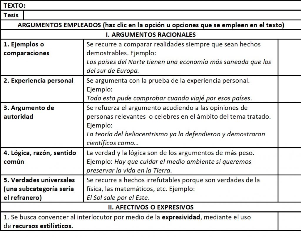 Textos Argumentativos Ejercicios Resueltos Image To U