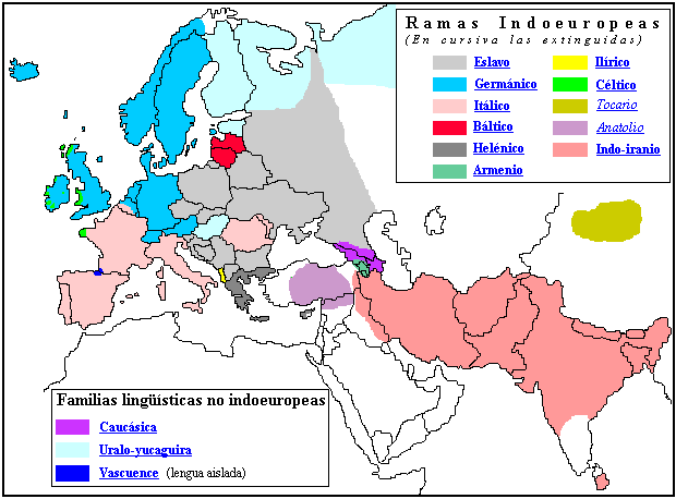 mapa familias indoeuropeo